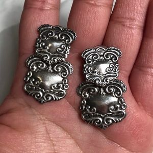 925 Sterling Silver Vintage Earrings